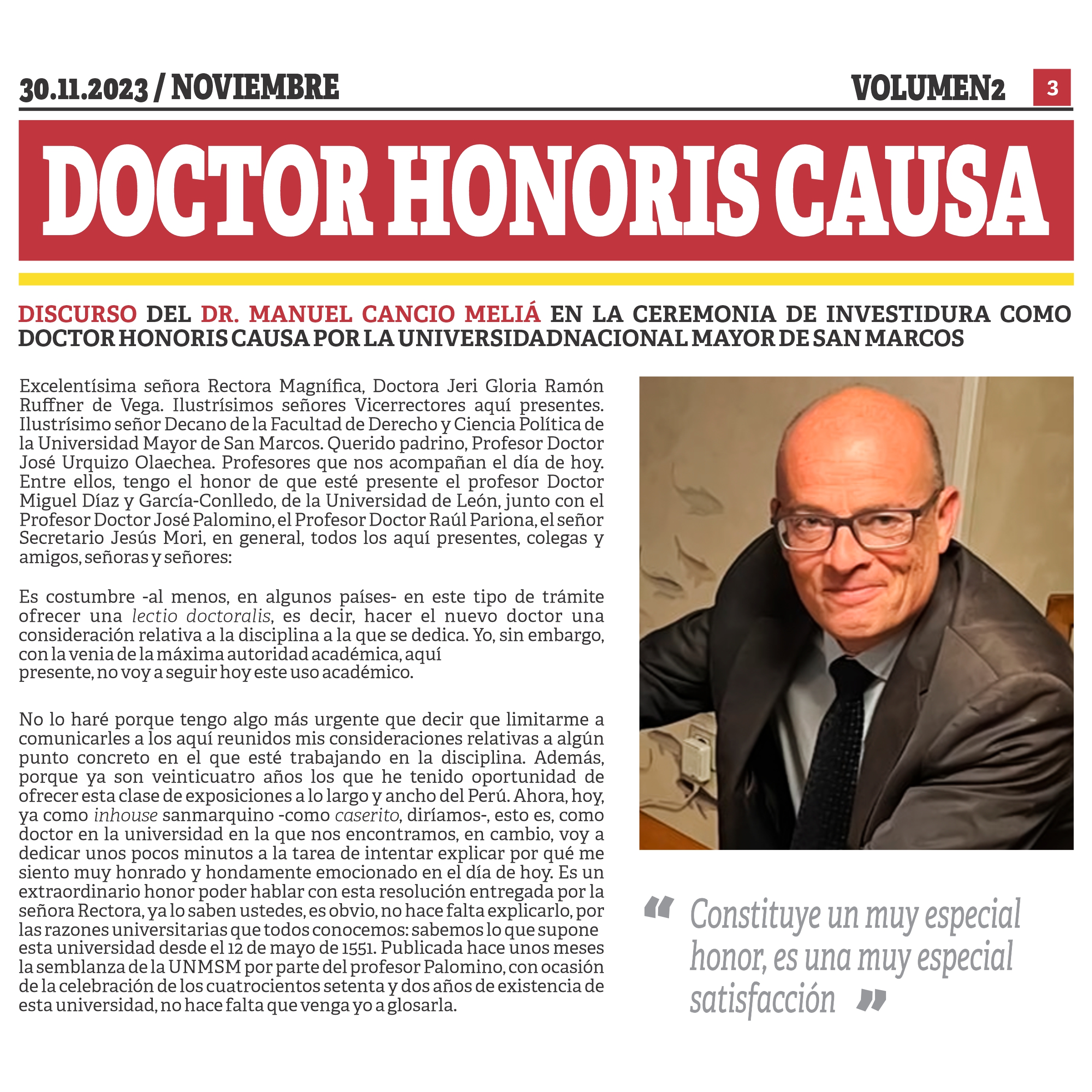 Portada Honoris Causa